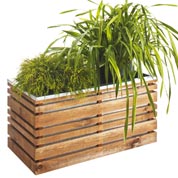 ex - jardiniere bois et metal lign z 100 - burger